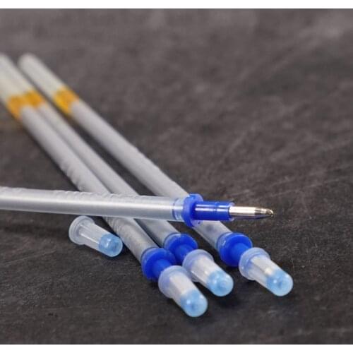 10/20/50Pcs Mercury silver refillable pen silver for leather marking Refillable Pen for Leather Embroidery Fabric Water Erasable