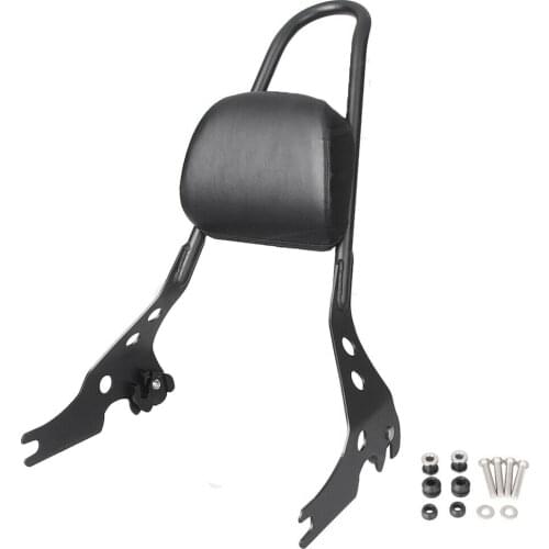 New Motorcycle Rear Adjustable Detachable Backrest Sissy Bar for Harley Davidson Street 500/750 2015 2016 2017 Black