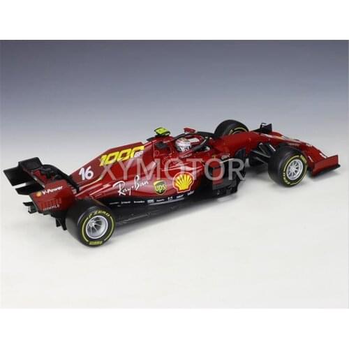 New 1:18 For Ferrari SF1000 Tuscan GP F1 #16 BBURAGO 16808 Diecast Model Car Dark Red Toys Gilfs Collection Display Metal