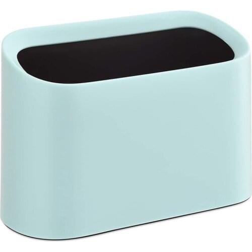 New Mini Countertop Trash Can, Small Desktop Garbage Can for Office, Tiny Wastebasket