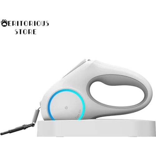 PETKIT pet dog LED retractable Collar Light Leash harness with Lock &Release Mechanism Walking Leash glowing Cat Dog accessories