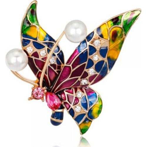 Rinhoo jewelry Butterfly Brooches For Clothes