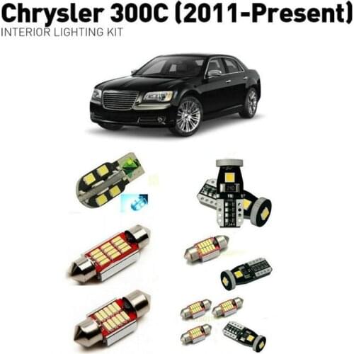 Led interior lights For Chrysler 300c 2011+ 13pc Led Lights For Cars lighting kit automotive bulbs Canbus