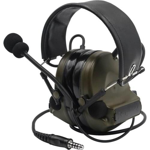 Tactical headset Comtac II Airsaft Military HeadphonesNoise Reduction Hearing Protection Headphones Shooting Earmuff for hunting