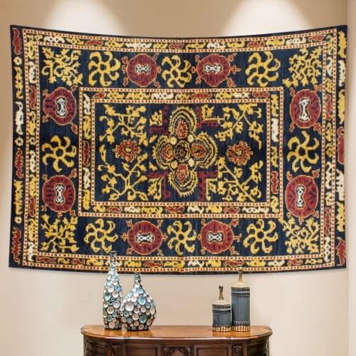 Retro geometric pattern home decoration accessories tapestry mandala wall decoration witchcraft hippie bohemian decoration