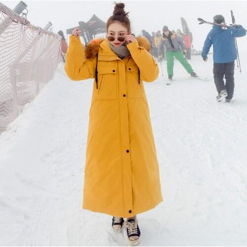 Oversized Coat Women Korean Winter Jacket Women Parka Hooded Womens Jackets Long Abrigos Mujer Invierno 2020 YY1530