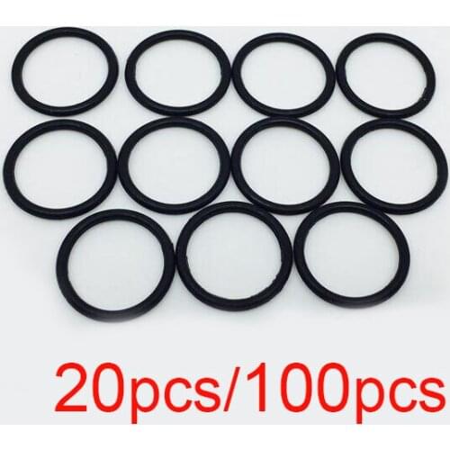 1 Bag(20Pcs/100Pcs) 19mm Guide Rollers Rings Black Soft Rubber Ring Spare Parts For Tamiya Mini 4WD Car Model