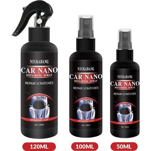100MLCar Scratch Spray Ceramic Coating Spray Car Paint Care Car Scratch Removal Spray Nano Glass Polishing Plated Crystal Liquid