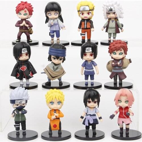 12pcs/set Cute Japan Anime Action Figures PVC Model Figurine Dolls Toys For Kids Gift