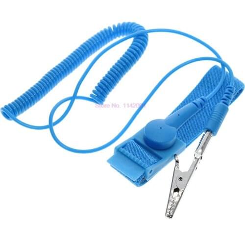 300Pcs Cordless Wireless Clip Antistatic Anti Static ESD Wristband Wrist Strap Discharge Cables For Electrician IC worker