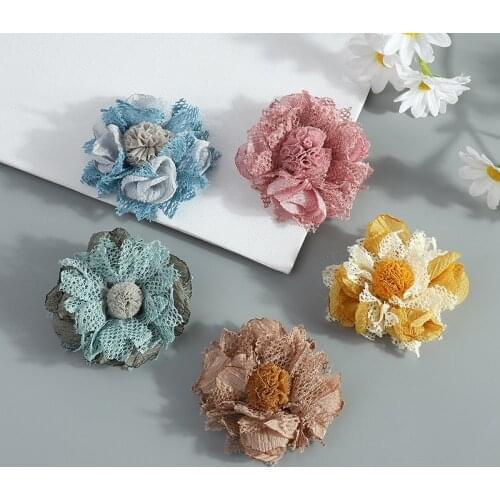 10pcs Creative DIY Accessories Wholesale New Products Clothing Flower Accessories Shoe Flower Headdress