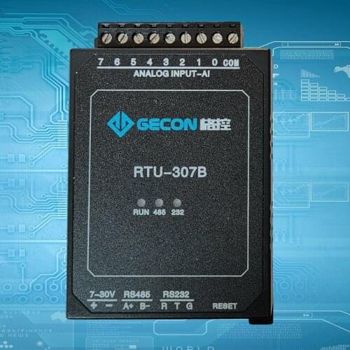0/4-20MA to RS485 8 Channel Analogue Collection Module Current Voltage AD Convertor MODBUS