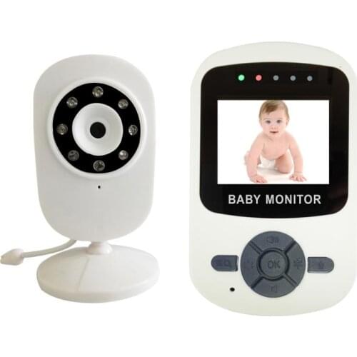 2.4GHz Wireless Digital Baby Monitor with High Resolution 2.4inch Display Night Vision VOX(Voice Control) Auto Wake-up by Music