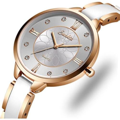 SUNKTA New Women Watches Top Luxury Brand Lady Fashion Quartz Watch Simple Watchband Waterproof Wrist Watch Relogio Feminino