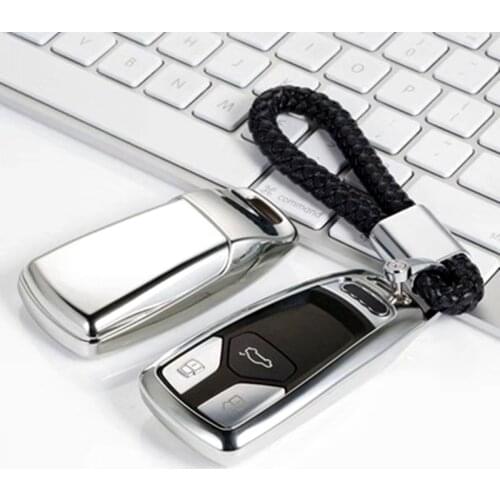 Remote Key Cover Car for Audi TPU Protection For Audi A4 B9 Q5 Q7 TT TTS 8S 2016 2017 Keychain Case Keyring Protect Accessories