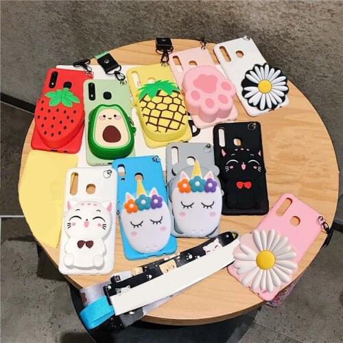 3D Cartoon Cat Zipper Wallet Phone Case For iPhone XR cover Coin Case For iphone 11 pro max 5 6 7 Plus 8 12 pro max Cover Case