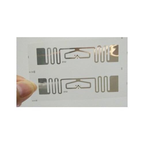 Impinj E52 Monza 5 chip dry inlay long reading range UHF RFID tags 1000pcs/Lot
