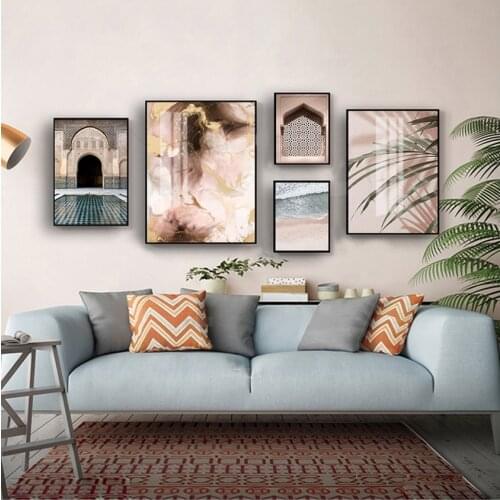 For Living Room Home Decoration NO FRAME Landscape Tropic Plants Wall Art Canvas Painting Posters and Prints Pictures