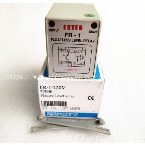 FR-1-220V FR-1-380V FR-2-220V FOTEK Floatless Level Relay Controller 100% New & Original FR-1