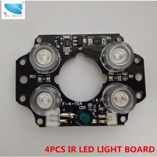 Infrared Light Board CCTV IR LED Light Board IR camera fill light 4pcs LEDs security accessory with ir cut