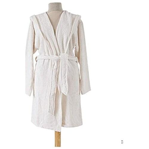 İrya Home Natty Bamboo Bathrobe Ecru S-M