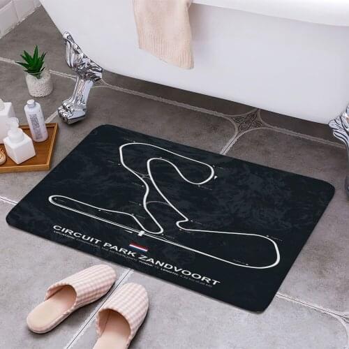 Circuit Park Zandvoort Carpet Areas Rug Non-slip Floor Mat Rug 3D Printing Living Room Bedroom Door Mat Home Decoration