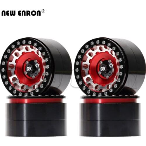 NEW ENRON 2.2" Aluminum Beadlock Wheels Rim Hub 4Pcs For 1/10 RC Car Crawler Axial Yeti Wraith Off-Road 90045 90048 90056 90053