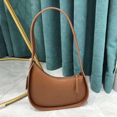 2021 New Design LIrregular eather Underarm Bag Fashion Exquisite Retro Shoulder Bag High Quality Baguette Bag For Women