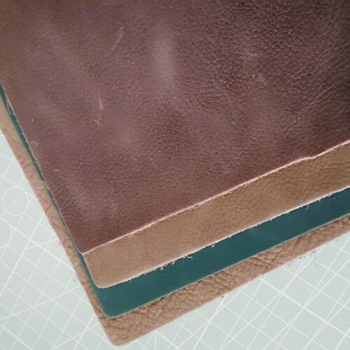 Genuine Leather Scraps for Leather craft Real Leather for Crafts 20x25cm 2PCS