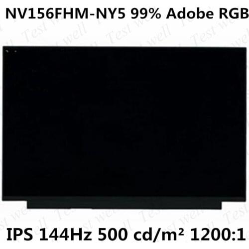 Original 15.6'' NV156FHM-NY5 for gaming 144Hz FHD 1920X1080 40-pin EDP interface NV156FHM-NY5 99% Adobe RGB For Lenovo Y7000P