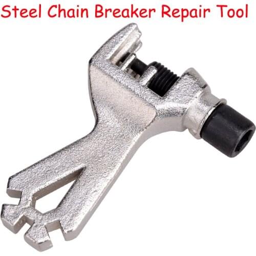 2016 2in1 Cycling Bicycle Bike Steel Chain Breaker Repair Tool Chain Rivet Remover Splitter Cutter Extractor with Wrench LGA001