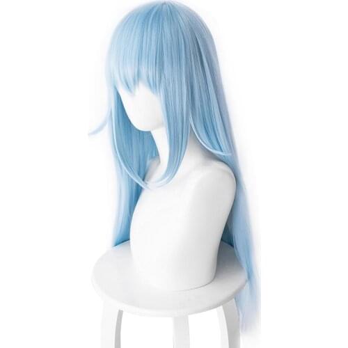 That Time I Got Reincarnated as a Slime Cosplay Wig Rimuru Tempest Blue Wig Tensei shitara Slime Datta Ken Halloween Cosplay