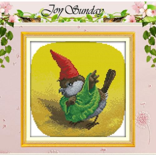 A Magic Bird Patterns Counted Cross Stitch 11CT 14CT Cross Stitch Set Wholesale Animals Cross-stitch Kits Embroidery Needlework