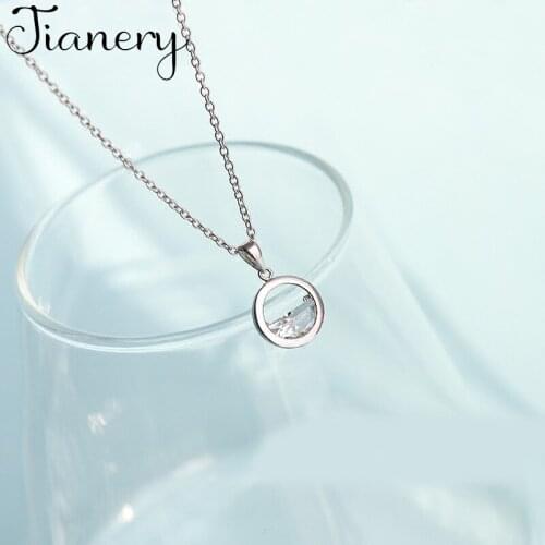 JIANERY Bohemian Vintage Silver Color Circle Necklaces For Women Charm Choker Necklace Boho Jewelry 2019 New