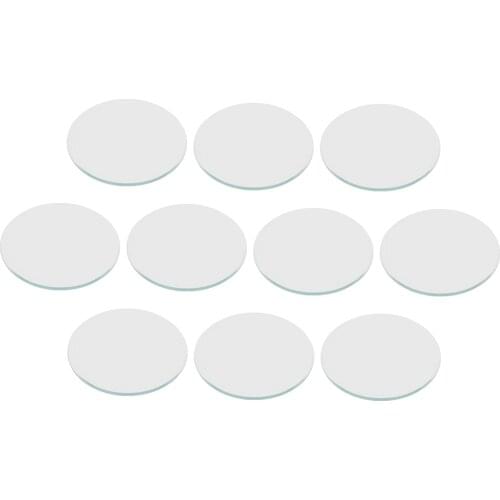 10pcs Round Flat Watch Crystal Lens Glass Replacement For Watchmaker Repair