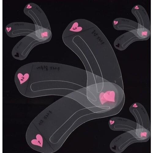 12Pcs Thrush Card Grooming Eyebrow Stencil Kit Makeup Tools DIY Beauty Eyebrow Template Stencil For Women Beauty Accessories