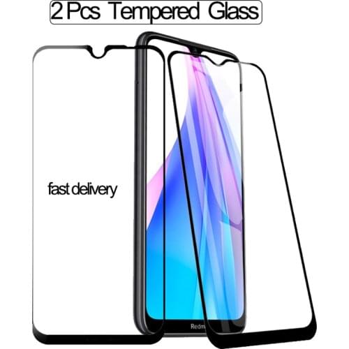 2Pcs (Safety Film) Tempered Glass for Redmi Note 7 8 9S Protective Glass Xiaomi Redmi Note 7 8 T Pro Screen Protector Redmi 8 9S