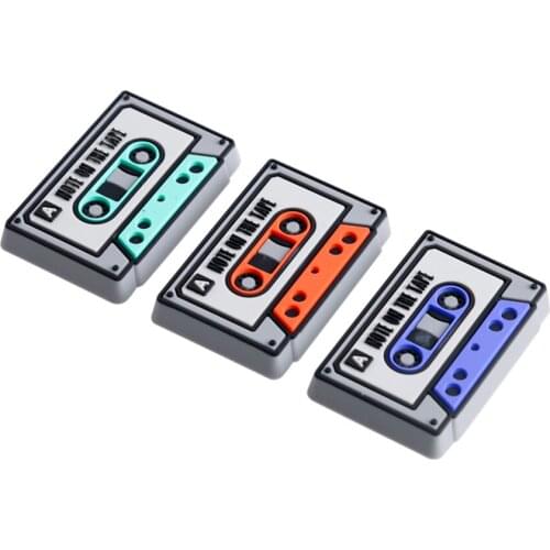3PCS/Set Mini Retro Tape Fridge Magnets Rectangle Whiteboard Refrigerator Magnets Office Home Decorative Magnetic Stickers