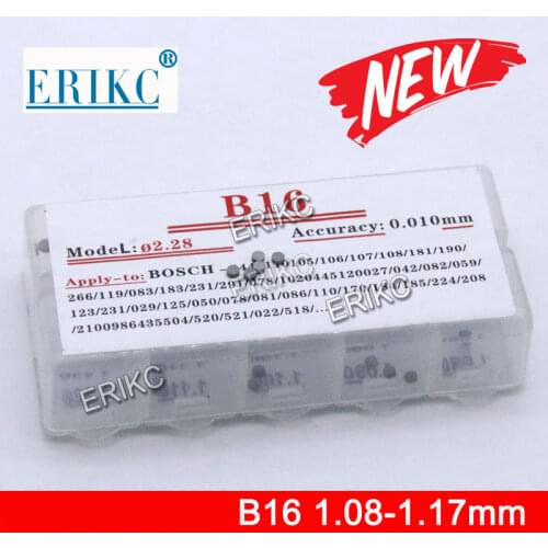 50PCS CR Diesel Injector Adjusting Shim B16 Size: 1.08-1.17mm Common Rail Injector Gasket Washer Grinding Tools