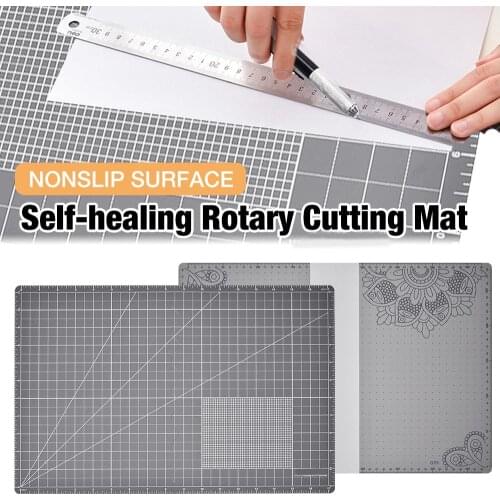 A3 PVC Self Healing Rotary Cutting Mat Double-Sided Quilting Grid Lines Printed Board DIY Patchwork Craft Tools Cutting Board