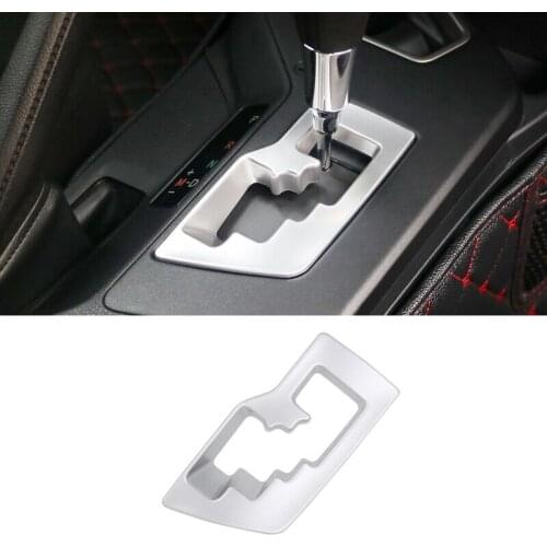 ABS Chrome For Toyota RAV 4 RAV4 2016 2017 Left hand drive Transmission Shift Gear Panel Cover Trim Covers Car Accessories 1pcs