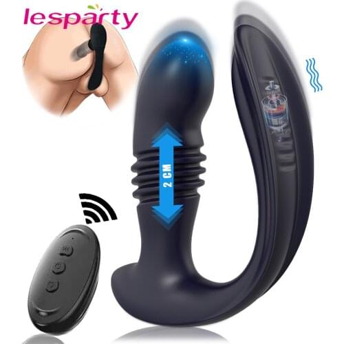 Anal Vibrator Prostate Massager Masturbators Intimate Toys for men Thrusting Prostata Stimulator Dildo Butt Plug Adult Sex Toys