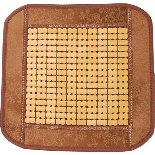 Bamboo Massage Seat Cover Cool Cushion Pad Mat Auto Chair Cushion Universal Car-Styling For Auto Car Truck Office Chair Seat