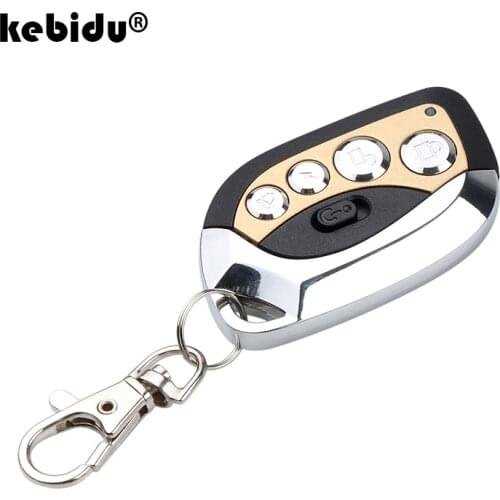 Kebidu Wireless Remote Control Remote Controller Auto Duplicator 433MHz Adjustable Gate Garage Door Keychain for Car