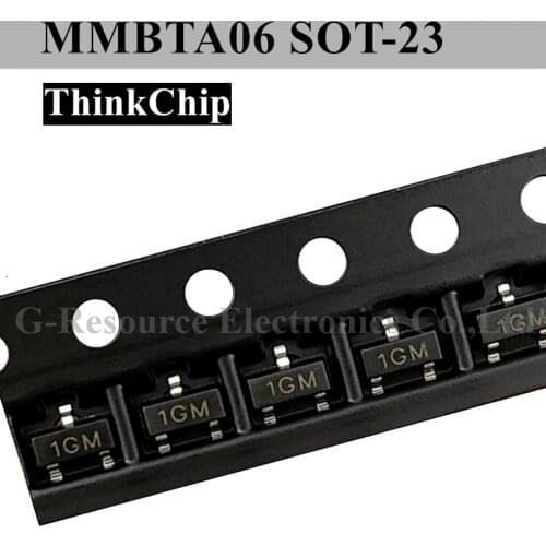 100pcs) MMBTA06 SOT-23 SMD Crystal triode (Marking 1GM)