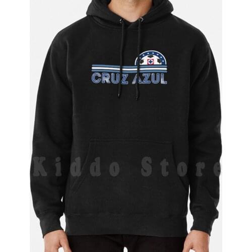 Cruz Azul Mexican Team With Soccer Ball Hoodies Long Sleeve Cruz Azul Team Deportivo La Maquina Soccer Football
