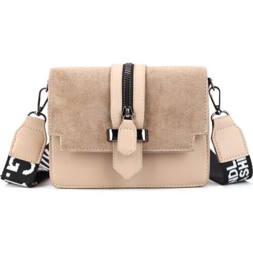 2021 New Mini Handbags Women Fashion Ins Ultra Fire Retro Wide Shoulder Strap Messenger Bag Purse Simple Style Crossbody Bags