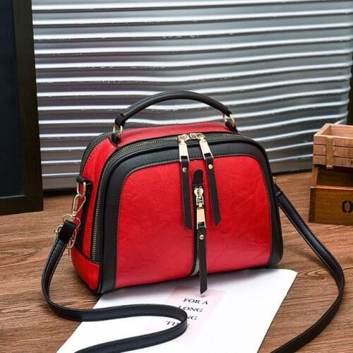 Fashion Shoulder Crossbody Bags Girls Tote Luxury Handbags Women Bags Designer Pu Leather Solid Color Messenger Bag