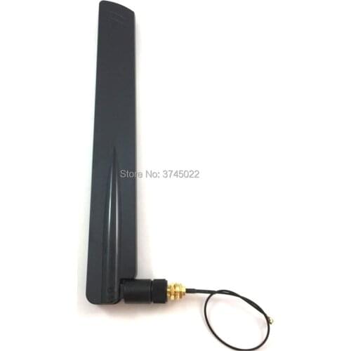 10pcs 315 470 433 mhz Module Antenna 15dbi Sma Male Plug +SMA Female Bulkhead to Ufl./IPX Pigtail Cable 1.13 15cm