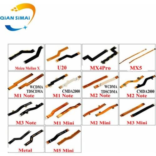 QiAN SiMAi New Ribbon Connector Main Flex Cable for Meizu X U20 MX4Pro MX5 M1 Note M2Note M3 M5 Note M1 mini M2 M3 M5mini Metal